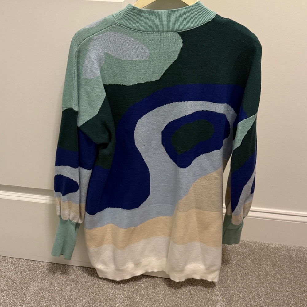 Colorful Abstract Sweater - Picture 2 of 2